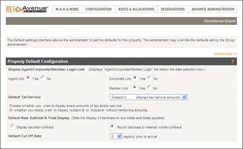 Default Configuration Default Configuration
